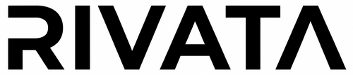 Black 'RIVATA' logo on a white background